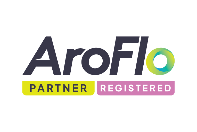 Registered AroFlo Partner badge