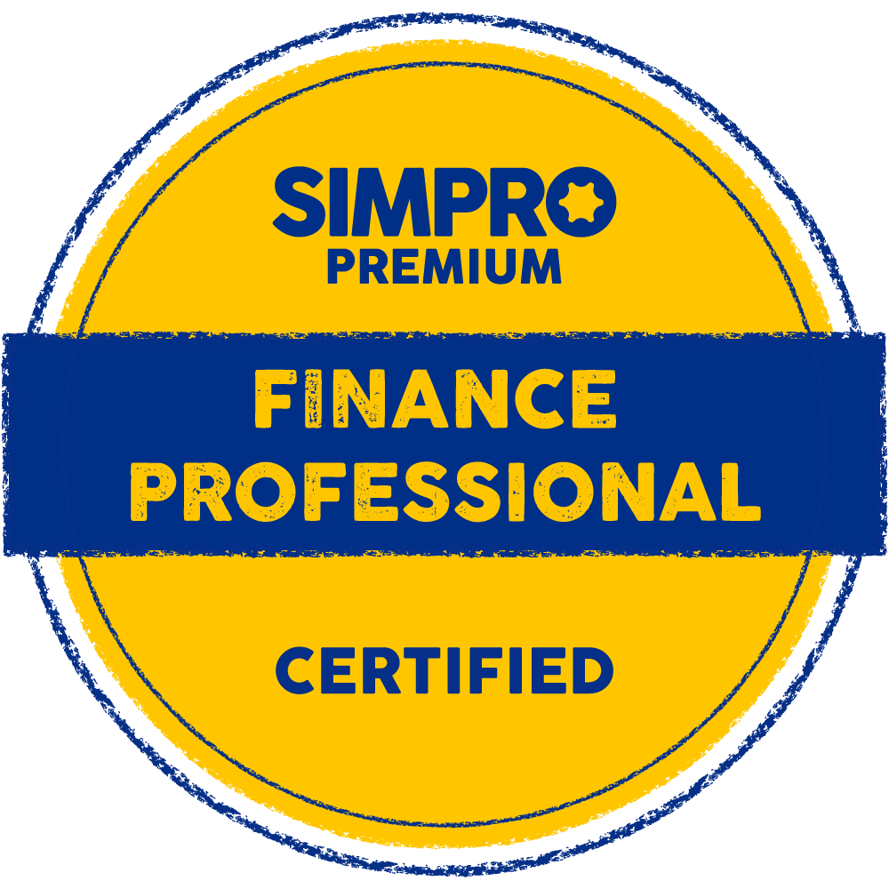 Simpro Premium Finance Professional — Certified