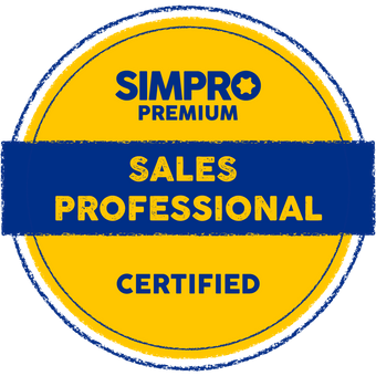 Simpro Premium Sales Professional — Certified
